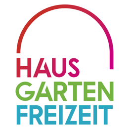 Logo der Haus-Garten-Freizeit Messe 2023 in Leipzig